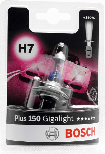 ŻARÓWKA H7 BOSCH GIGALIGHT PLUS +150% WIĘCEJ ŚWIATŁA