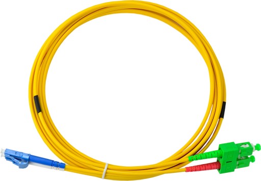 DIGITUS Patchcord światłowodowy SM LC-SC/APC 1m