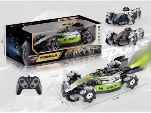 Pojazd Formuła 1 R/C światło, dźwięk, para