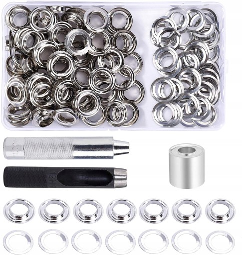 ZESTAW NAPY METAL DO 10MM ZATRZASKI OCZEK 10 MM