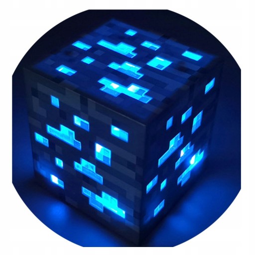 MINECRAFT LAMP BLOCK DIAMOND ORE COLORS HIT