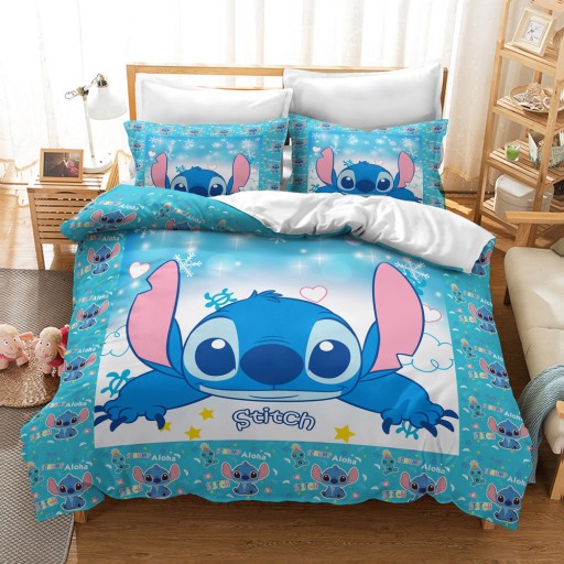 KOMPLET POŚCIELI 3D 160x200 STICH Wzór 3CZ.