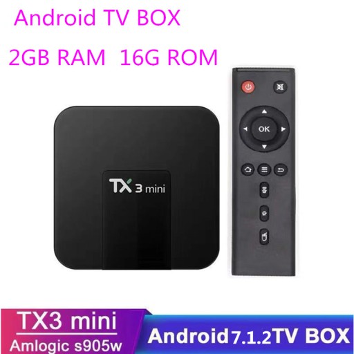 Hot sales TX3 Mini Android TV BOX 4K Amlogic S905W 2.4G WiFi