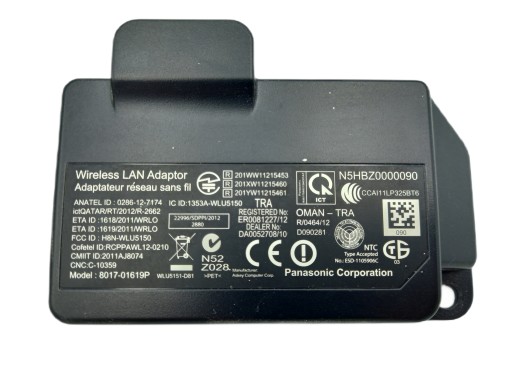 Moduł WIFI do Panasonic TX-L47ET5E 8017-01619P (01684)