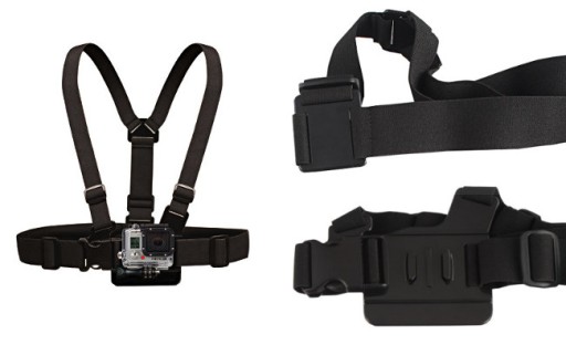 SZELKI na KLATKĘ PIERSIOWĄ CHEST MOUNT do GoPro