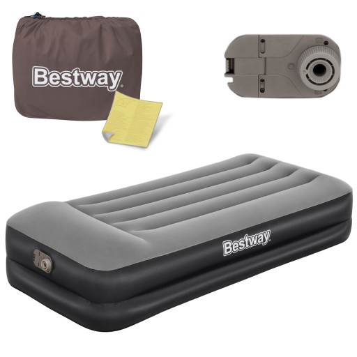 MATERAC DMUCHANY do spania POWŁOKA POMPKA 191x97 Bestway 67401