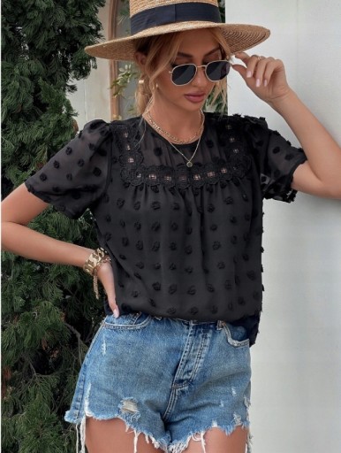 SHEIN BLUZKA DAMSKA KLASYCZNA CASUAL 38 M