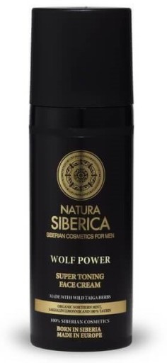 TONIZUJĄCY KREM do TWARZY Wolf Natura Siberica Men