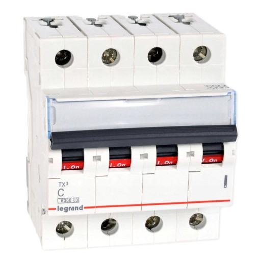 LEGRAND TX3 Wyłącznik nadprądowy 4P C40A 403566