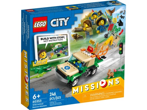 LEGO 60353 City Misja ratowania dzikich zwierząt