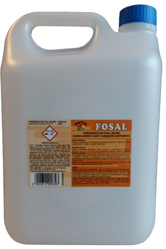 FOSOL, FOSAL ODRDZEWIACZ DO STALI I ŻELIWA 12 KG