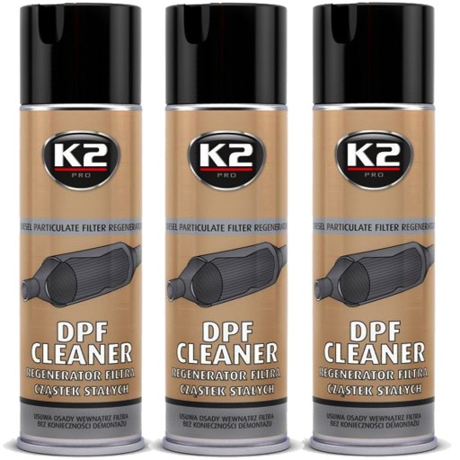 K2 DPF CLEANER regenerator filtra DPF / FAP 3 szt.