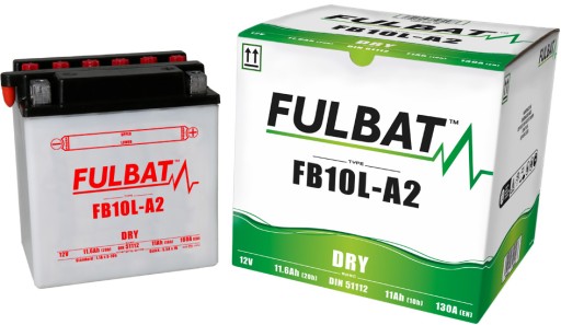 Akumulator Fulbat FB10L-A2 YB10L-A2 11.6Ah 130A