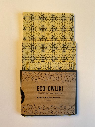 ECO-OWIJKA WOSKOWIJKA ZERO WASTE DO WARZYW 3SZT.