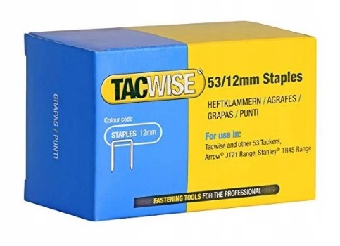 11646i24.TACWISE TYPE 53 /12MM ZSZYWKI