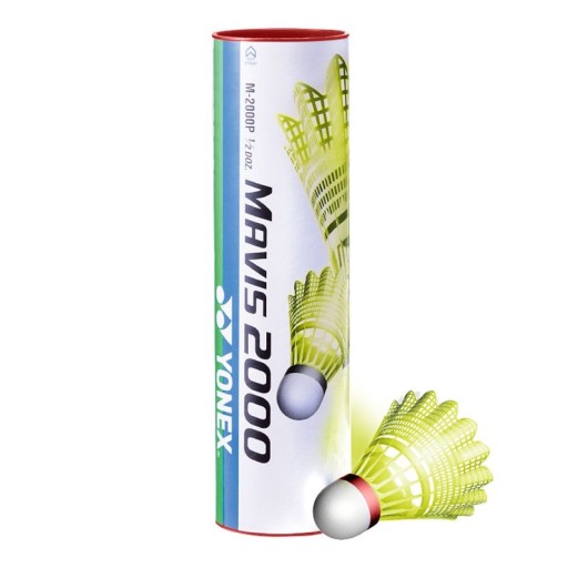 Lotki do badmintona YONEX MAVIS 2000 SZYBKIE ŻÓŁTE 6 SZT