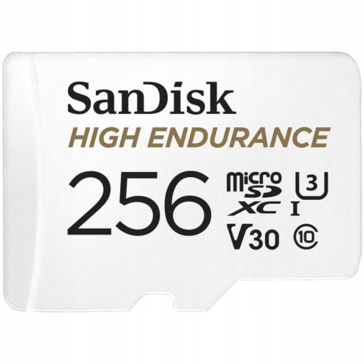 Karta pamięci SanDisk High Endurance SDXC 256GB