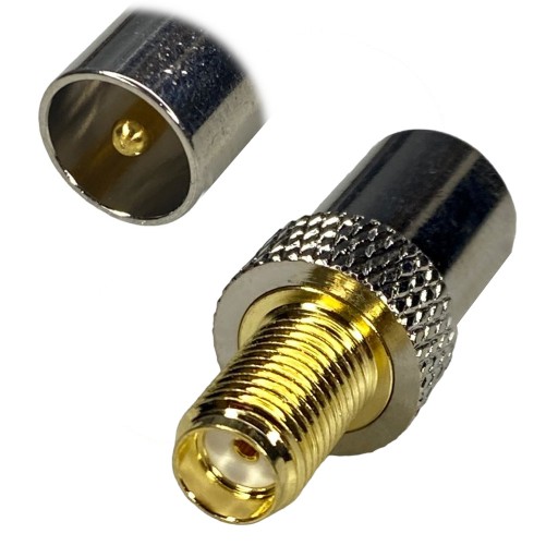 Adapter SMA gniazdo / RF wtyk