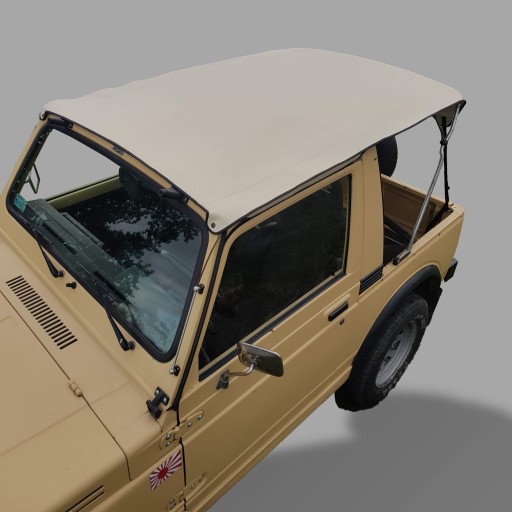 Suzuki Samurai Safari Plandeka Dach Biały