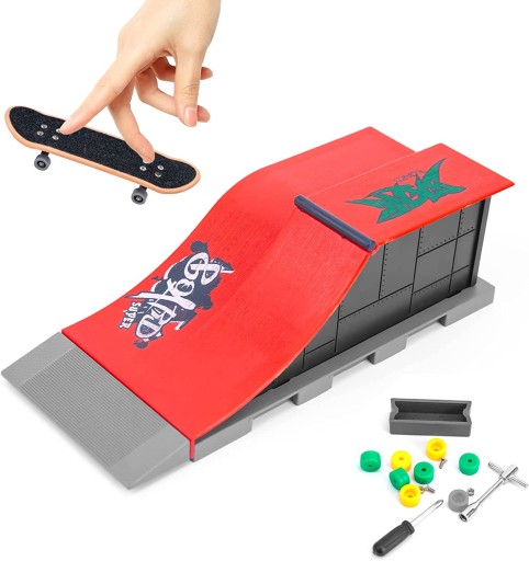 ZESTAW FINGERBOARD MINI SKATEPARK RAMPA DESKOROLKA
