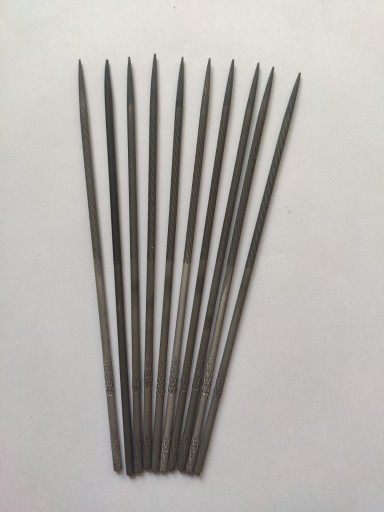 Pilników igiełkowych okrągły 160 mm zestaw 10 szt