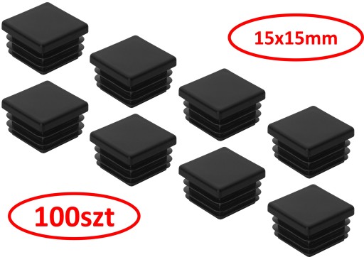 Zaślepka wciskana do krzeseł profili 15x15 100szt