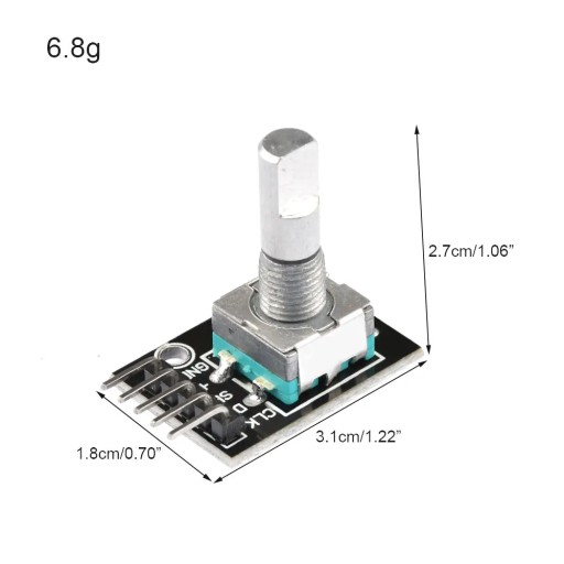 Rodzaj gwintu KY-040 Enkoder obrotowy 6mm + gałka 15*17mm dla Arduino