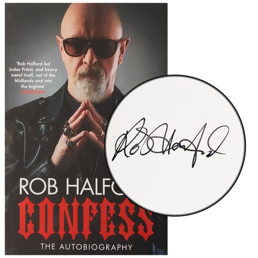 ROB HALFORD Confess AUTOGRAF Judas Priest