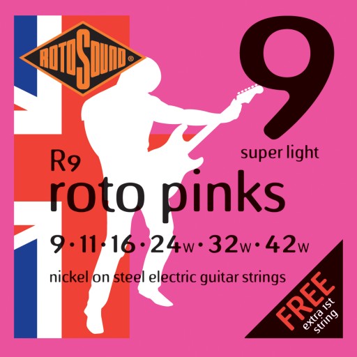 Struny do gitary elektrycznej RotoSound R9 9-42