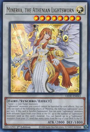 Yu-Gi-Oh! TCG: Minerva, the Athenian Lightsworn (LEDE)