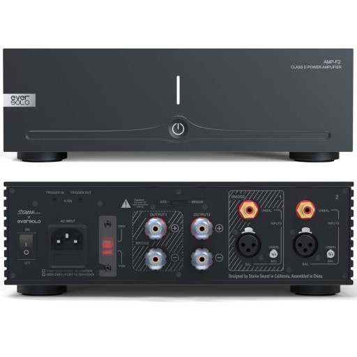 EverSolo AMP-F2 Wzmacniacz Stereo Końcówka mocy 2x145W 8 Ohm