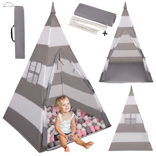 Namiot Indiański TIPI WIGWAM Dla Dzieci 900 piłek