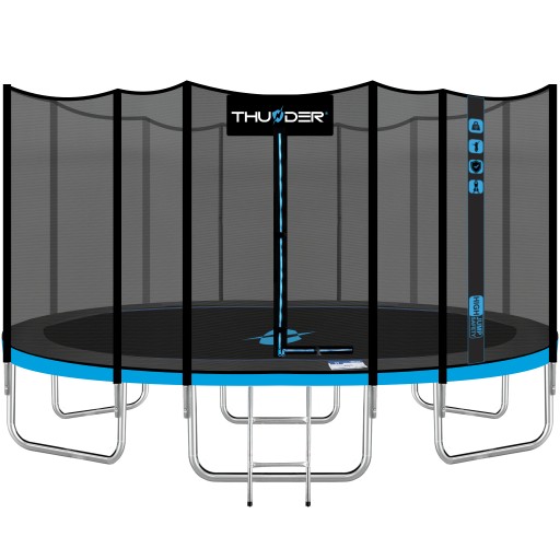 OGROMNA trampolina 488CM dla dziecka bezpieczna domowa do ogrodu MOCNA 16FT