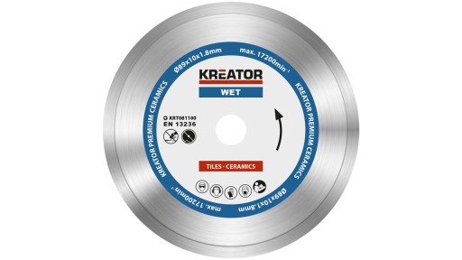 Tarcza diamentowa do płytek 89mmx10mm KREATOR