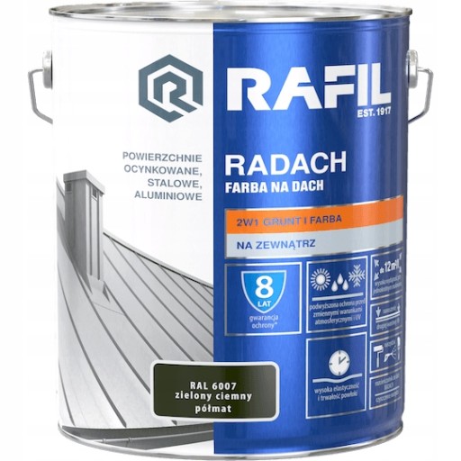 Rafil Radach Ciemny zielony półpołysk 10L