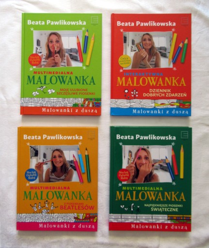 INTERAKTYWNA MALOWANKA BEATA PAWLIKOWSKA 4 TOMY