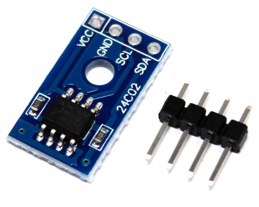 Pamięć EEPROM 24C02/AT24C02 (arduino itp.)