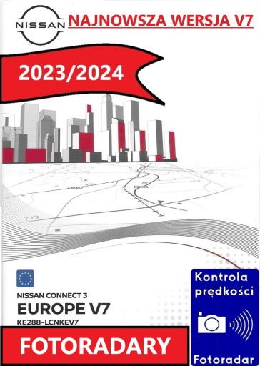 MAPA NISSAN CONNECT 3 LCN3 V7 QASHQAI JUKE 2023