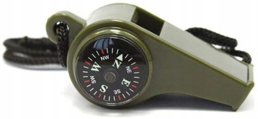 GWIZDEK TAKTYCZNY MILITARNY SURVIVAL 3W1 RATUNKOWY