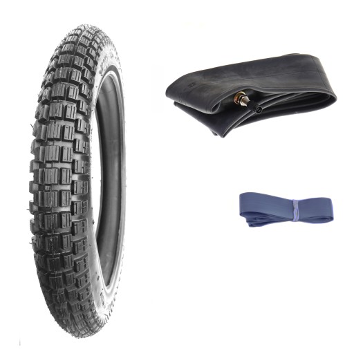 OPONA 18 X 300 Z DĘTKA WSK SHL MZ 125 175 KOSTKA