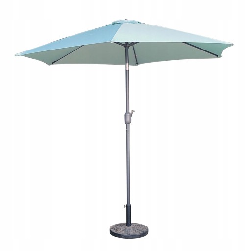 PARASOL OGRODOWY PLAŻOWY ŁAMANY ŚR.270 CM MORSKI