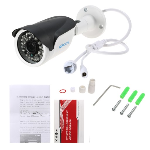Kamera IP POE 1080P do P2P Android / iOS APP