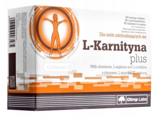 Olimp L-Karnityna Plus 80 tabletek Odchudzanie