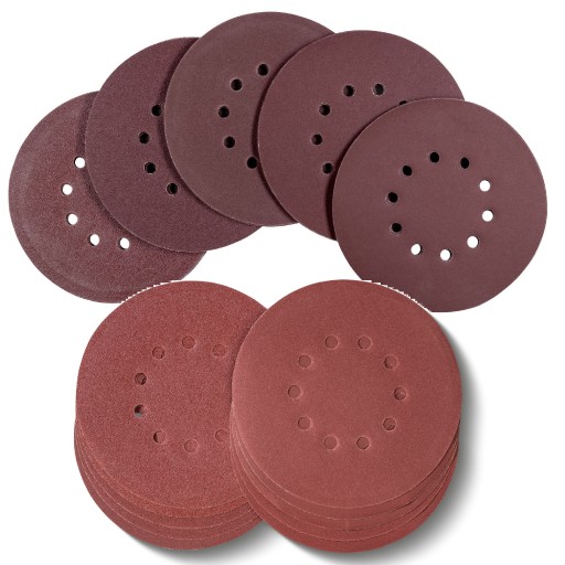 PARKSIDE Papier ścierny 125mm do szlifierki mimośrodowej 18 SZT ORYGINALNE