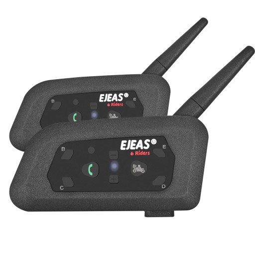 INTERKOM INTERCOM MOTOCYKLOWY EJEAS V6 Pro 2SZT
