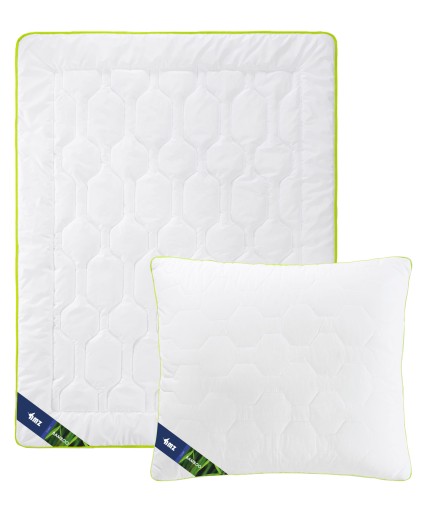 Kołdra całoroczna 200x220 Bambusowa + 2 poduszki