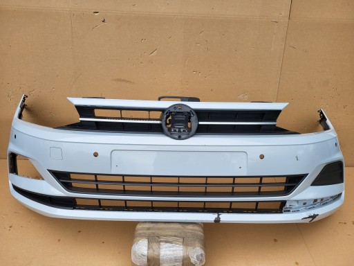 VW POLO 2G ZDERZAK PRZEDNI ATRAPA KRATKA PDC ORYG