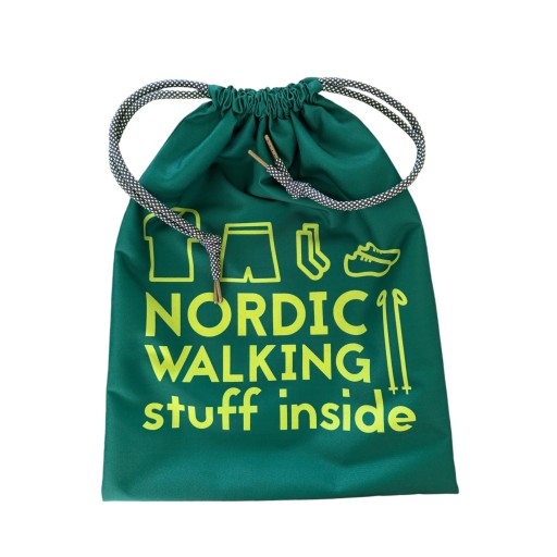 WOREK SPORTOWY NA BUTY I ODZIEŻ, NORDIC WALKING, EKOLOGICZNY, Fit Sok
