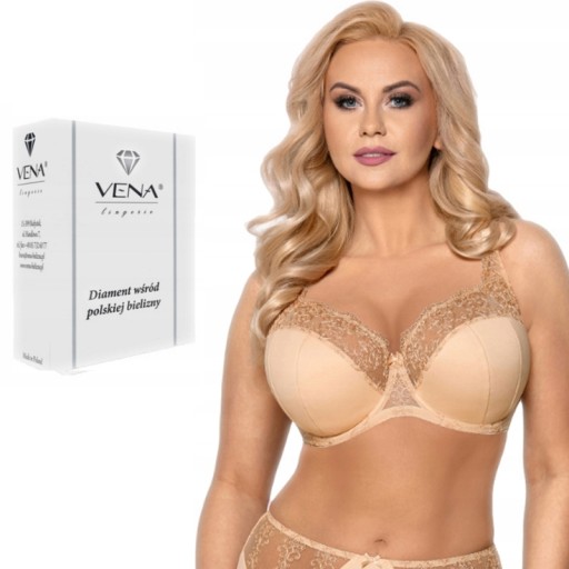 Biustonosz półusztywniany Vena VB-355 beżowy 75G