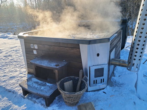 Wanna ogrodowa jacuzzi ogrodowe POPRAD piec na drewno
